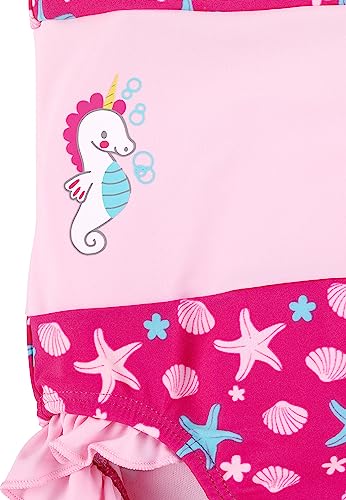 Foto von Sterntaler Baby - Mädchen Badeanzug Sealife Badeanzug, Magenta, 92