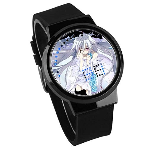 Preisvergleich Produktbild Armbanduhren Elektronische Geschenk Animation Spiel Wasserdicht Touch-Led-Licht Schüler Uhr Schwarz A