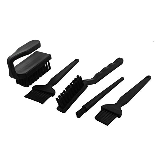 Brosse anti-statique ESD Sourcingmap plastique noir pour l'atelier informatique