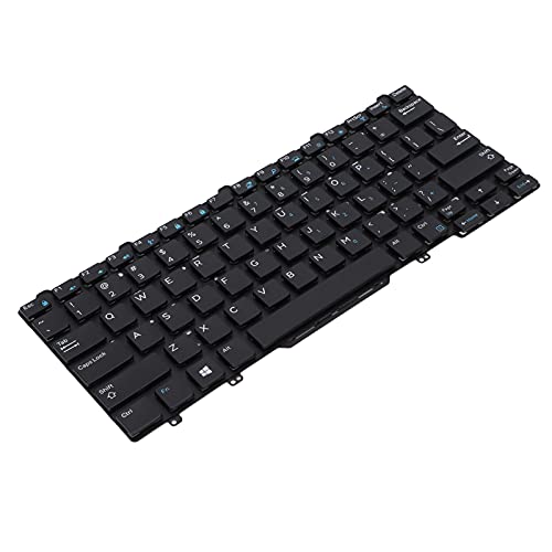 Teclado de substituição para notebook Dell Latitude 3150, 3160, 3340, 3350, 5250, P25S, 7250, E5250,