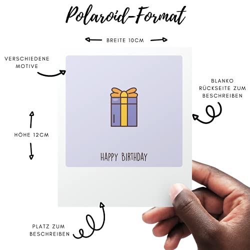 Dedeco - 20 cartoline di auguri in formato