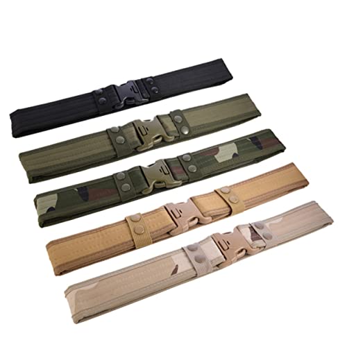 Men's Outdoor Belt Quick-release Buckle for Climbing Hunting and Sports Khaki Waistband for Versatile Use2