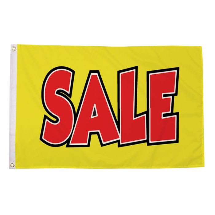Flagtex Open Red Flag 5ft x 3ft Large Flag 150cm x 90cm | Premium Woven Polyester with Brass Eyelets | Indoor Outdoor Display Garden Decoration Wall Hanging — image 1
