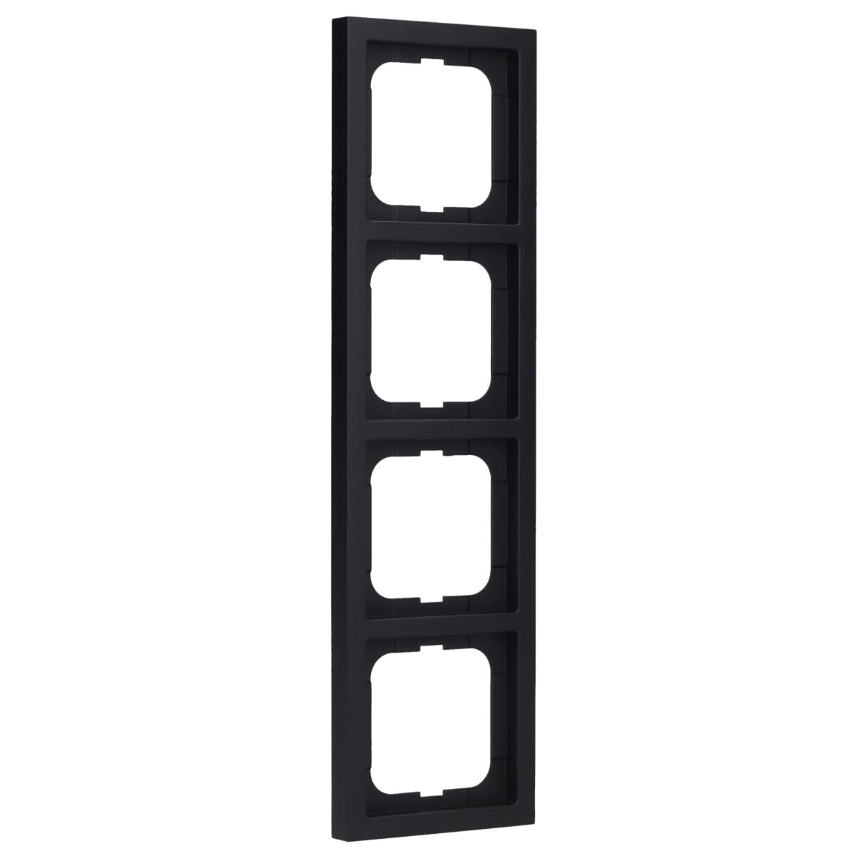 Busch-Jaeger 1724-885K future® linear-Abdeckrahmen 4-fach Rahmen (Kunststoff (lackiert)) Schwarz Matt future® linear 2CKA001754A4422