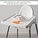 Home Stuff ANTILOP White High Chair Tray for Baby Finger Foods Placemat, Silicone Mat, Dishwasher Safe for Toddler and Babies