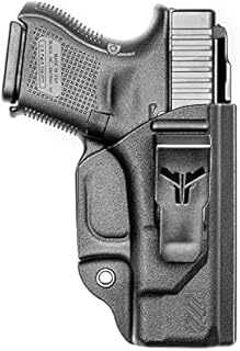 Glock 26 IWB Holster - USA Made - Fits Glock 26 (Gen 3, 4, 5) 27 33 (Gen 3, 4) - Klipt IWB Holster by Blade-Tech Holsters, Inside Waistband Concealed Carry (Right Hand)