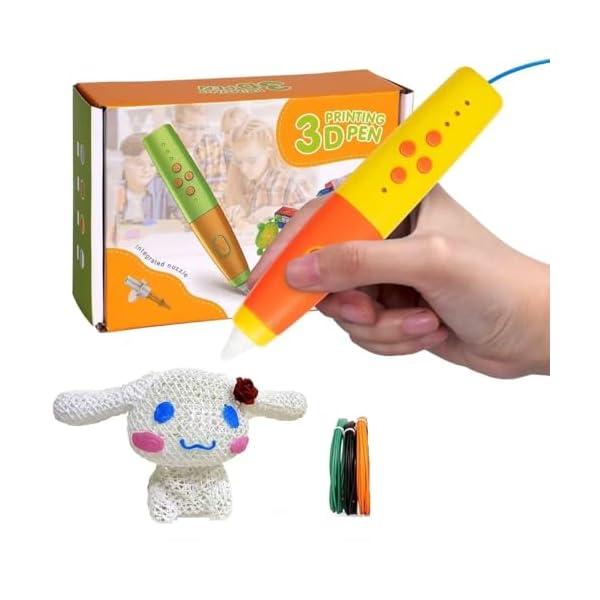 Stylo impression 3D sur batterie pour enfants technologie basse temperature PCL, Stylo 3D sans fil et sans risque de brûlure 7 Stylo impression 3D sur batterie pour enfants technologie basse temperature PCL, Stylo 3D sans fil et sans risque de brûlure