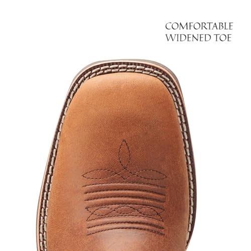 Image of SUREWAY Western Boots For Men - Mens Square Toe Cowboy Boot,Oil /Slip Resistant,Durable Fashionable Classic Pull on 10 Inch Wellington Boots - Soft Toe Work Boots