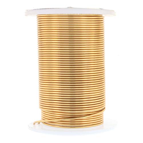 Image of The Beadsmith Wire Elements 18-Gauge Lacquered Tarnish-Resistant Copper Wire for Jewelry Making, 10 Yard, 9.14 Meter Spool