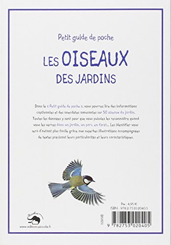 Les oiseaux des jardins – vue 2