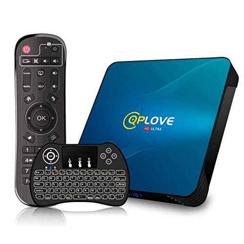 Exclusive Discount 🔥 Android TV Box 10.0, 4GB RAM 64GB ROM QPLOVE Q8 Android Box RK3318 Quad Cord 64Bits Support 2.4G/5GHz Dual WiFi BT 4.0 USB 3.0 100M LAN 3D 4K Ultra HD Smart TV Box with Wireless Mini Keyboard