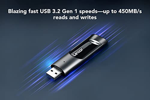 Lexar JumpDrive P30 Chiavetta USB 1 TB, Pen Drive USB 3.2 Gen 1, Fino a 450 MB/s in Lettura, Chiavetta di Memoria per USB3.0/2.0, Memoria USB Stick per PC, Laptop, Foto, Video (LJDP030001T-RNQNG) - Immagine 1