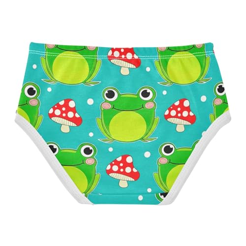 Animal Toddler Underwear Floral 2t Cotton Panties Little Girl Cute Frogs Red Mushrooms Teal Briefs Girls Undies2