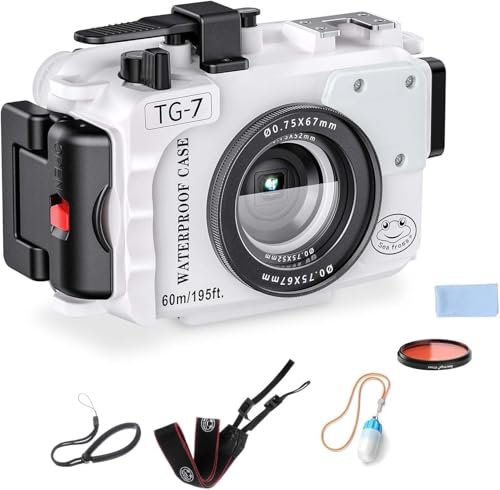 OLYMPUS TG-2 カメラ本体、潜水ハウジングと付属品、カメラバック