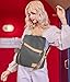 DORRISO Mochila Mujer Casual Mochila Antirrobo Mujer Bolso Mochila Pequeña Mujer Bolso de Mano Bandoleras Señoras Elegante Bolsos 3 en 1 Impermeable PU Cuero Gris Imagen de DORRISO Mochila Mujer Casual Mochila Antirrobo Mujer Bolso Mochila Pequeña Mujer Bolso de Mano Bandoleras Señoras Elegante Bolsos 3 en 1 Impermeable PU Cuero Gris