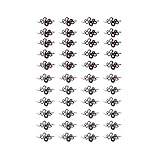 MEIFNG 36pcs Crowley's Snake Tattoos,Movie Cosplay Temporary Tattoos for Women Men (T)