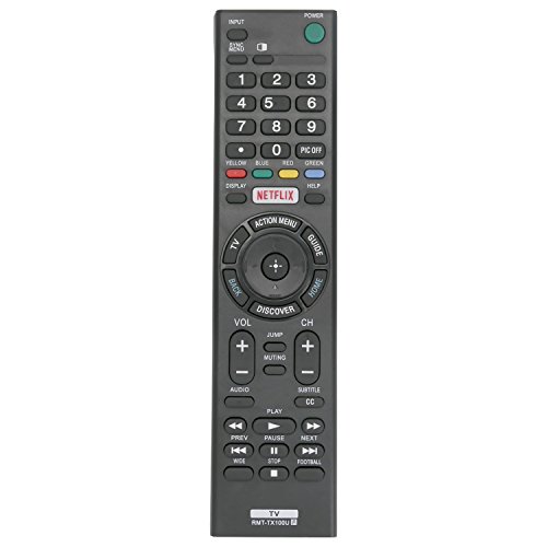 RMT-TX100U Replaced Remote fit for Sony Bravia TV XBR-65X890C XBR-55X890C XBR-55X850C XBR-49X830C XBR-43X830C XBR-75X880C KDL-75W850C KDL-65W850C XBR-75X940C XBR-65X930C XBR-75X850C XBR-65X850C