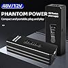 HUIOP 48V/12V Phantom Power Supply for Condenser Microphones Mic Preamp Plug and Play Portable Rechargeable Phantom Power Low Noise and Interference-Free Up to About 18H Working Time Interviews Record #2
