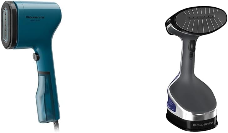 Rowenta PurePop Handheld Steamer for Clothes 1.5 Lbs 15 Second Heatup, 2.3 Oz Capacity & X-Cel Handheld Steamer for Clothes Medium 25-Second Fast Heat-UP