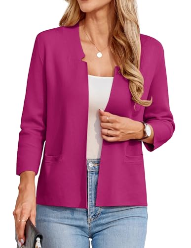 Image of GRACE KARIN 3 /4 Sleeve Sweater Blazer Jackets for Women Business Casual