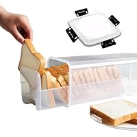 Generic Boîte à Pain En Bois Avec Couvercle Transparent Pour Conserver