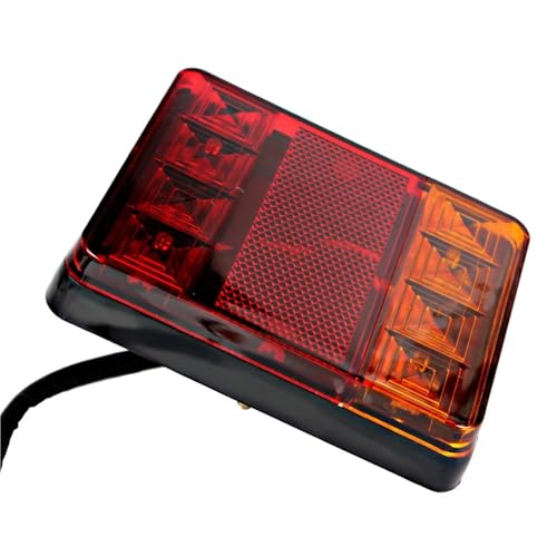 Feu arrière voiture remorque camion bateau DC 12V 8 LED feux avertissement