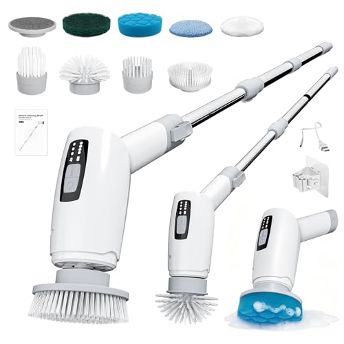 Cleangor Elektrische Reinigungsbürste 9 in 1 Electric Spin...
