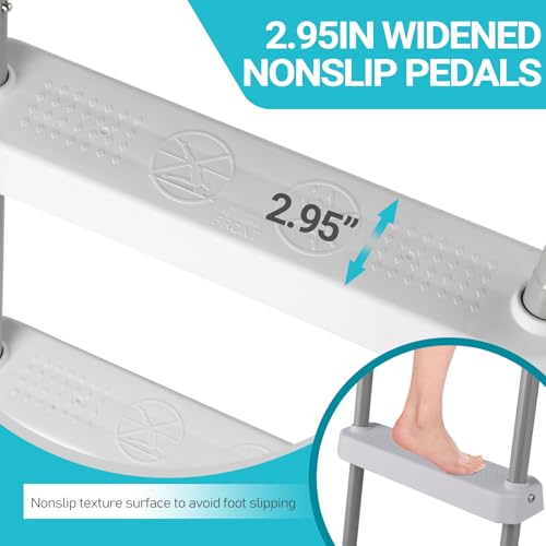 Escalera para piscina CZBZ 4 peldaños 52 pulgadas alta miniatura 5
