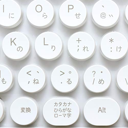 ミヨシ MCO レトロ風デザインUSBキーボード ホワイト TRT-US01/WH