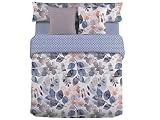 Pierre Cardin Housse de Couette LIZANA-lit 90 cm Bleu