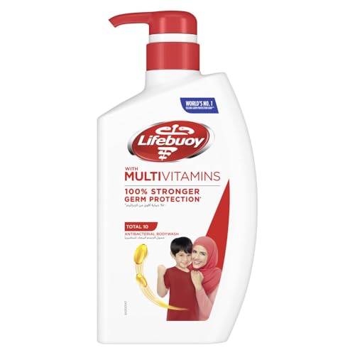 LIFEBUOY Antibacterial Body Wash Total 10 for 100% stronger germ protection* & hygiene 500ml