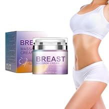 Breast Massage Cream Chest Care & Nourishing Cream with Aloe Vera & Oat Kernel Extract to Smooth Soften Breasts Non-Greasy Skin Moisturizing Conditioning for Women 50ml/ 1.7 fl oz Elitzia ETMLW001
