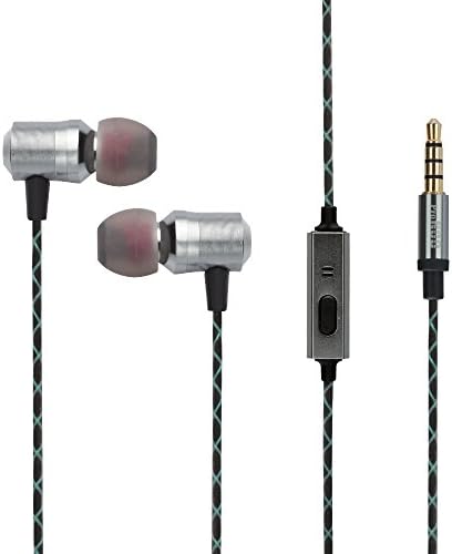 PRONOD in -Ear Metal Headphones Earphones Earbuds Headset with Mic for Smartphone Stereo Speakers