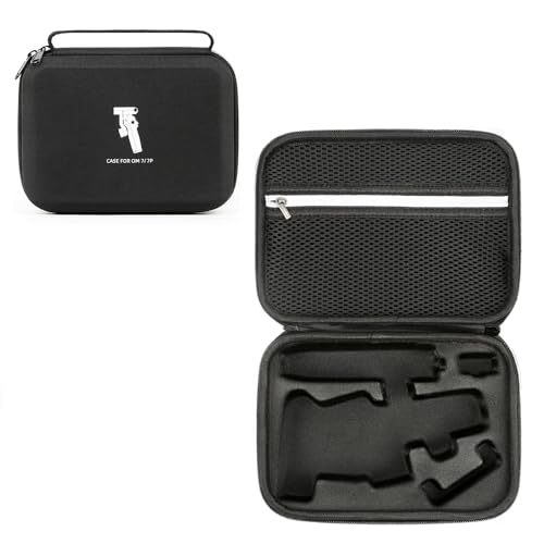 Custodia portatile per DJI Osmo Mobile 7P borsa da viaggio in tessuto Oxford anti-pressione e anti-shock per cellulare stabilizzatore cardanico accessori protettivi Nero Unisex