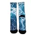 Meaudiwes Fashion Dress Decor Socks, Comfortable Work Leisure Sports Socks For Girls And Boys Ocean Beach Theme Sea Waves