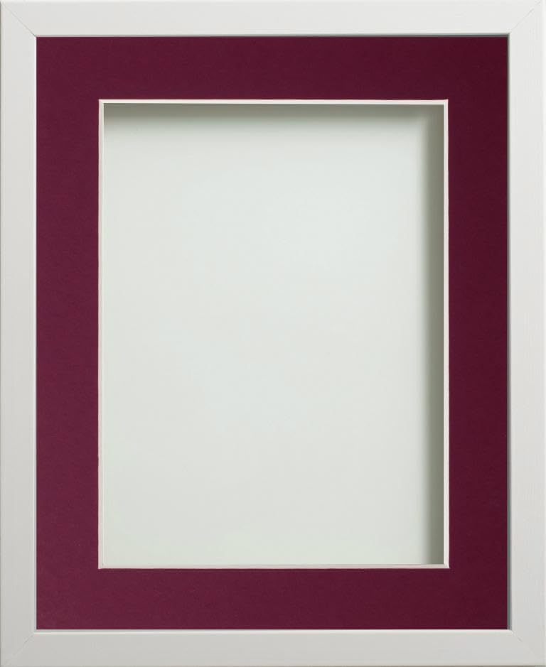 Frame Company Webber White with Plum Mount, 20x16 for A3 — image 1
