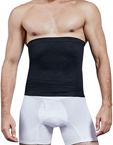 Men Firm Tummy Control Shapewear Compression Waist Cincher Slimming Body Shaper Belly Fat Girdle Stomach Band