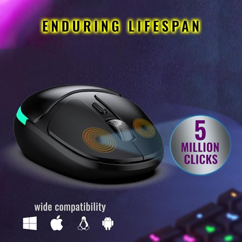 Ant Esports GM325 PRO Mini Wireless Static RGB Gaming Mouse, 2.4G Wireless, 5 Buttons, USB Nano Receiver, Black Ant Esports GM325 PRO Mini Wireless Static RGB Gaming Mouse, 2.4G Wireless, 5 Buttons, USB Nano Receiver, Black