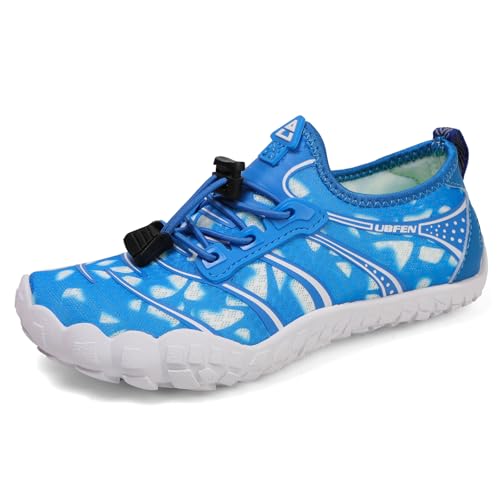 Image of UBFEN Kids Water Shoes for Boys Girls Quick-Dry Swim Aqua Socks | Lightweight, Barefoot-style, Perfect for Water parks, Beach, Pool, Kayak, Creek Hiking, Camping, Toddler, Little Kid, Big Kid