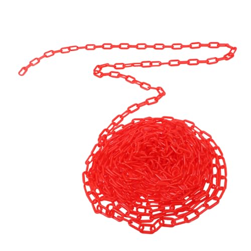 Chaîne de sécurité plastique rouge ajustable haute visibilité