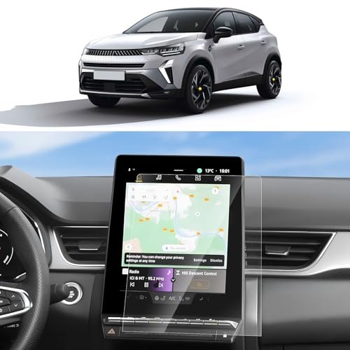SKTU [2 pezzi] Pellicola Protettiva per Navigatore Nuovo Renαult Captur 2024 2025 OpenR Link PET Protettiva Schermo di GPS da 10,4 pollici