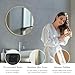 Sweetcrispy Gold Round Wall Mirror 24 Inch, Bathroom Mirrors for Over Sink, Circle Mirror for Bathroom, Entryway, Bedroom, Vanity