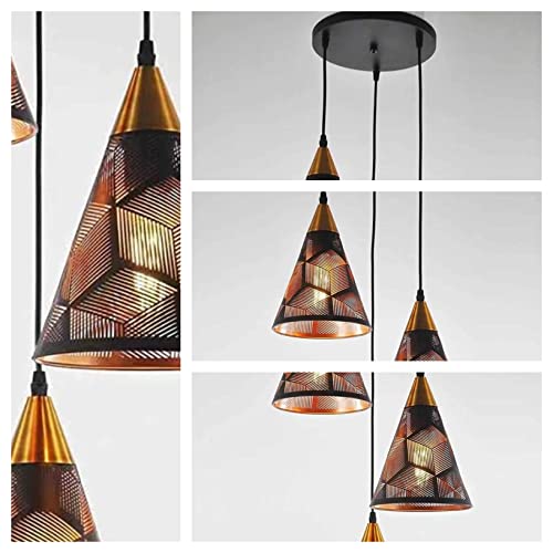 Image of Lyse Decor Hanging Lamps for Living Room, Pendant Lights for Drawing Room Center, Dining Table Light and Bedroom Lights (Without Bulb)