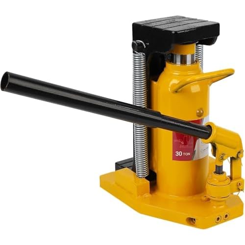 Toe Jack 10-20 Ton, Hydraulic Jack Machine Toe Jack Lift, Air Hydraulic Toe Jack with Manual Hand Pump, Pneumatic Air Jack for Car, Industrial Enginee