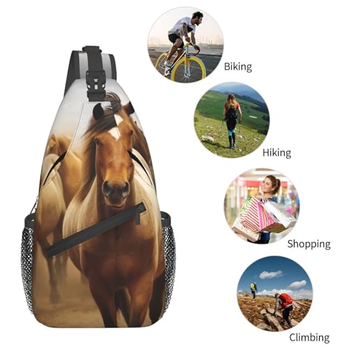 Bolso Cruzado Many Horses para Hombre y Mujer miniatura 6