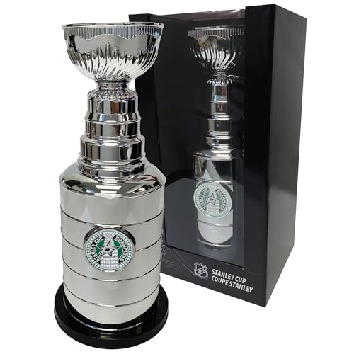 Sports Decor Dallas Stars Stanley Cup Coin Bank with Trimflexx
