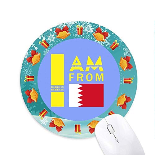 je suis de bahreïn tapis de souris souris ronds cadeaux de noël