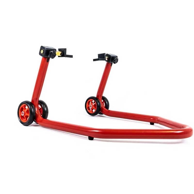 CRUIZER Béquille arrière monobloc plaque de levage moto Rouge
