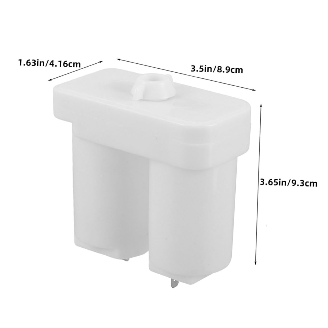 Holibanna 2Pcs Plastic Battery Box for Water Heater Lightweight and Compact Battery Case Efficient Installation for Home and Rv Use Durable Organizer for Water Heater