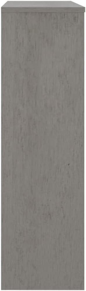 Top for Highboard HAMAR Light Gray,Bar Cabinet,Corridor Cabinet,Accent Cabinet,Display Cabinet,Living Room Cabinet,for Kitchen,Living Room,Bedroom,Corridor,Office,35.4"x11.8"x39.4" Solid Wood Pine